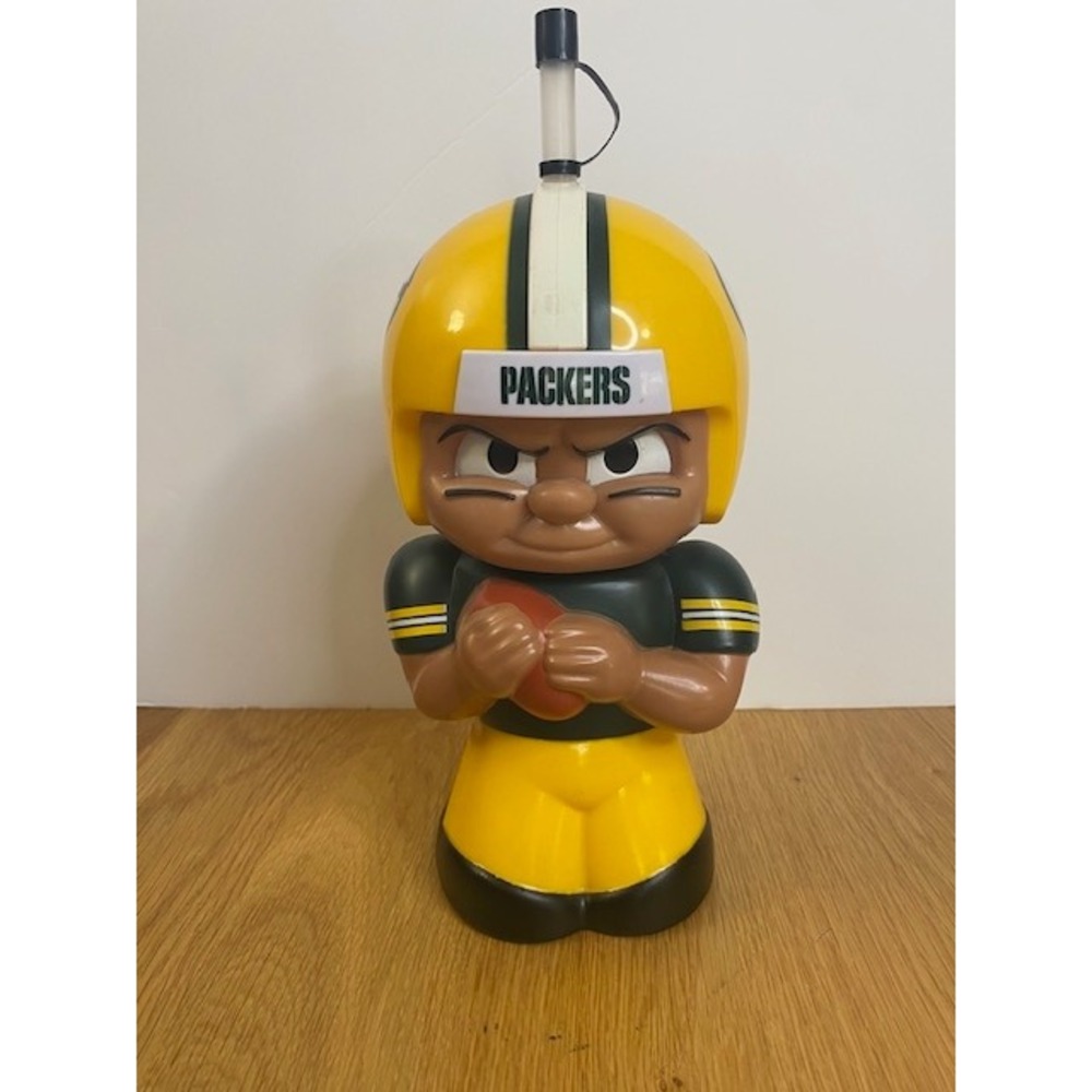 TeenyMates Big Sip Green Bay Packers NFL Character Cup 16oz Yellow New BPA-Free